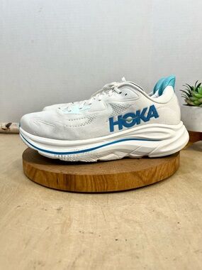 Hoka One One Clifton 9 White Coastal Sky Blue Men’s 10.5 D